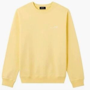 A.P.C. L140706 Mens Yellow Crewneck Medium